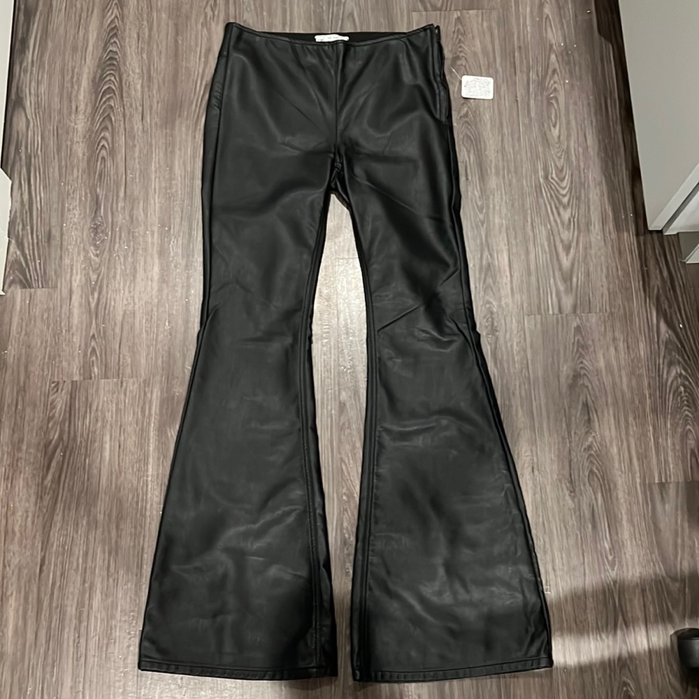 Free People Leather Pants